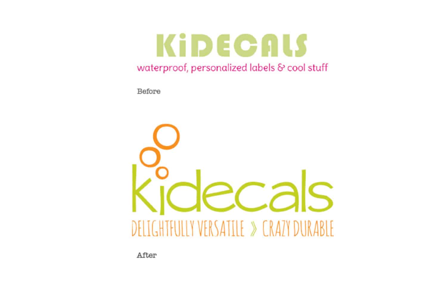 Kidecals Logo YearOne